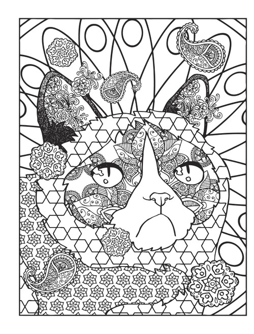 Creative Haven: Grumpy Cat Hates Coloring Coloring Book-Softcover - 59808137