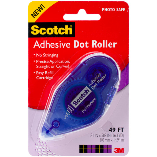 Scotch Adhesive Dot Roller-.31"X49' - 55 - 051141908113