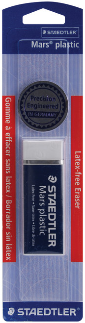 Mars Plastic Eraser-White 52650BK - 031901906191