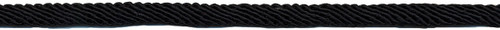 Simplicity Faille Braided Gimp 1/4"X18yd-Black 186 276B-031