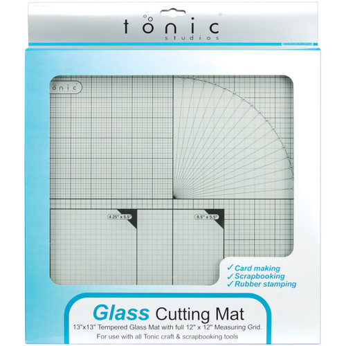 Tonic Tempered Glass Cutting Mat-12"X12" - TGM465