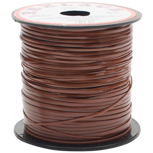 Rexlace Plastic Lacing .0938"X100yd-Brown - RX100-12 - 725879110154