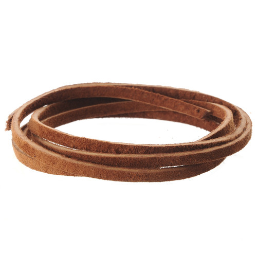 Realeather(R) Crafts Suede Lace 1/8"X25yd-Medium Brown - SOS25-2002 Realeather(R) Crafts Suede Lace 1/8"X25yd-Medium Brown - SOS25-2002