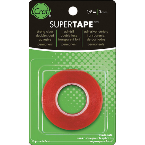 iCraft Super Tape-.125"X6yd - 4107 - 000943041078