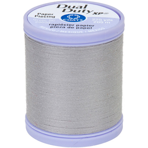 Coats Dual Duty XP Paper Piecing Thread 225yd-Nugrey S942-0450 - 073650831577