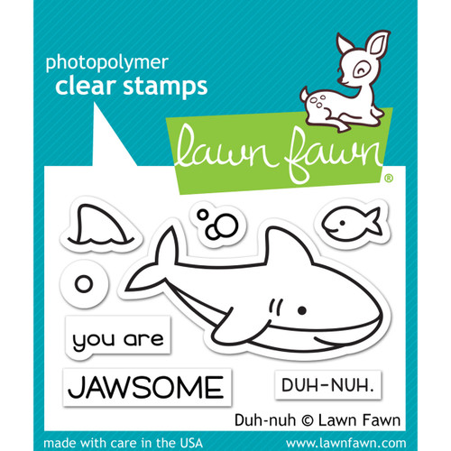 Lawn Fawn Clear Stamps 3"X2"-Duh-nuh LF1419