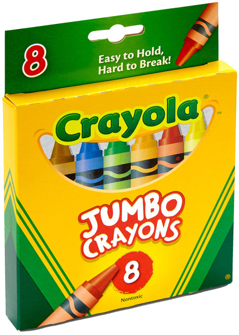Crayola Jumbo Crayons-8/Pkg -52-0389