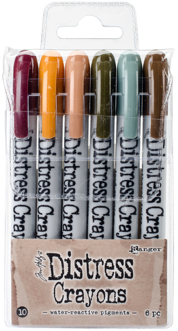 Tim Holtz Distress Crayon Set-Set #10 - DBK51800 - 789541051800