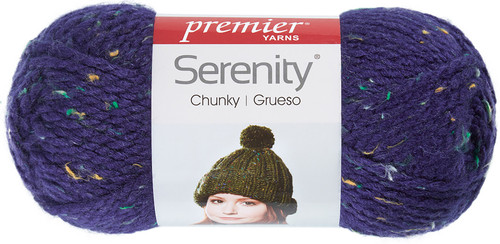 Premier Serenity Chunky Tweed Yarn-Eclipse DN900-3 - 877503008617