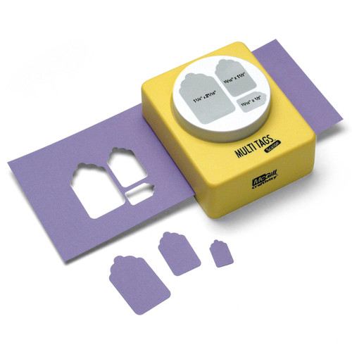 Stacking Lever Punch-Multi Tags, .5" To 2.0625" - 98100 Stacking Lever Punch-Multi Tags, .5" To 2.0625" - 98100