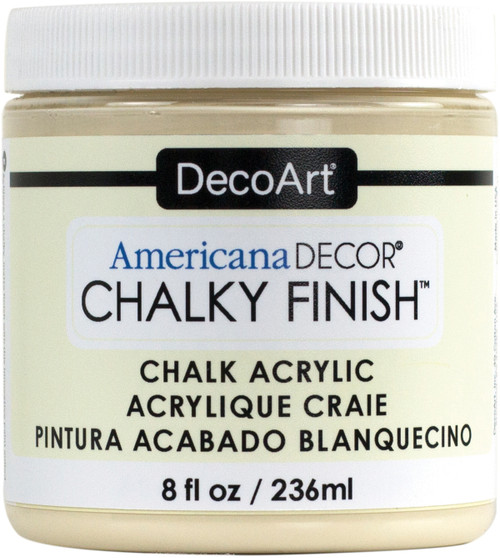 Americana Chalky Finish Paint 8oz-Whisper ADC-03 - 766218072238