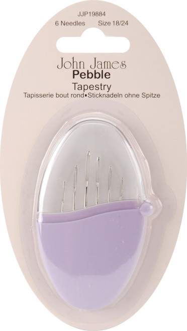 John James Pebbles Tapestry Needles-Size 18/24 6/Pkg - P19884 - 783932300713