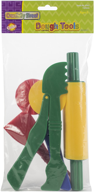 Creativity Street Dough Tools 5/Pkg-Assorted - 9762 - 021196097629