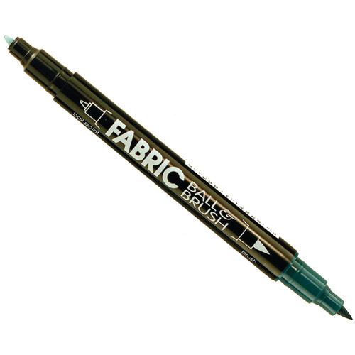 Uchida Ball & Brush Fabric Marker-Green 122-S-4 - 028617122243