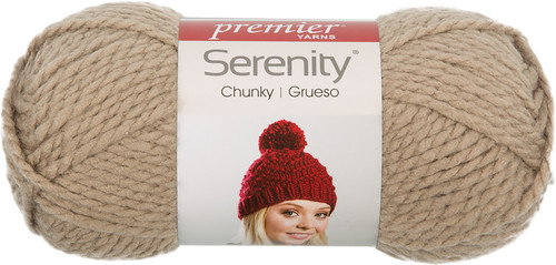 Premier Serenity Chunky Yarn-Sand - 700-45 - 847652064345