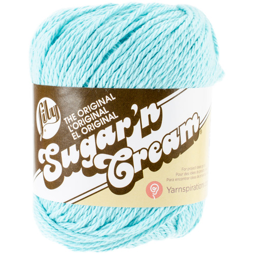 Lily Sugar'n Cream Yarn Solids-Seabreeze 102001-1201 - 057355390041