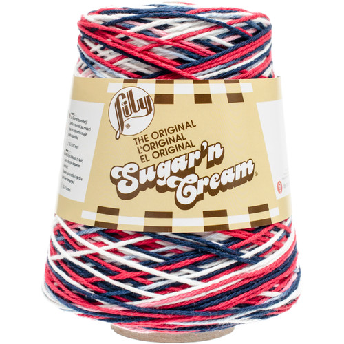 Lily Sugar'n Cream Yarn Cones-Nautical 103002-2110 - 057355390164