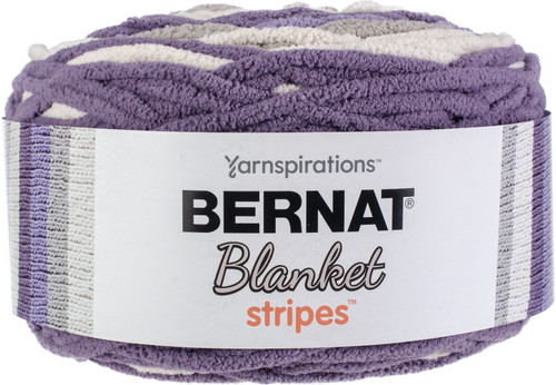 Bernat Blanket Stripes Yarn-Grapevine 161276-76031 - 057355426849