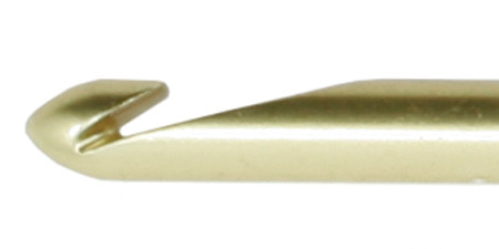 Susan Bates Silvalume Aluminum Crochet Hook 5.5"-Size J10/6mm - 12106J10