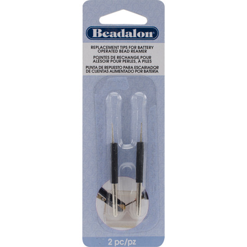 Beadalon Battery Operated Bead Reamer Replacement Tips 2/Pkg-2" - 240A-101 - 035926080287