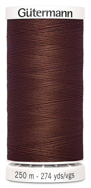 Gutermann Sew-All Thread 274yd-Chocolate 250P-578 - 077780005631