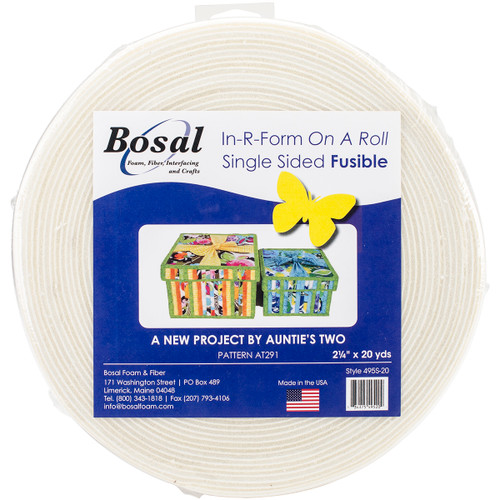 Bosal In-R-Form Unique Fusible Foam Stabilizer-2.25"X20yd 495S-20 - 834875495209