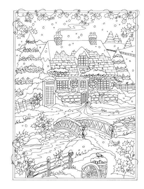 Creative Haven: Winter Wonderland Coloring Book-Softcover 59805013