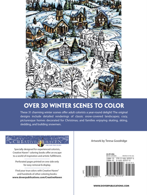 Creative Haven: Winter Wonderland Coloring Book-Softcover - 59805013 Creative Haven: Winter Wonderland Coloring Book-Softcover - 59805013