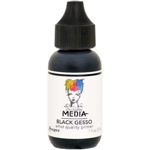 Dina Wakley Media Gesso 1oz Tube-Black - MDQ54160 - 789541054160 Dina Wakley Media Gesso 1oz Tube-Black - MDQ54160 - 789541054160