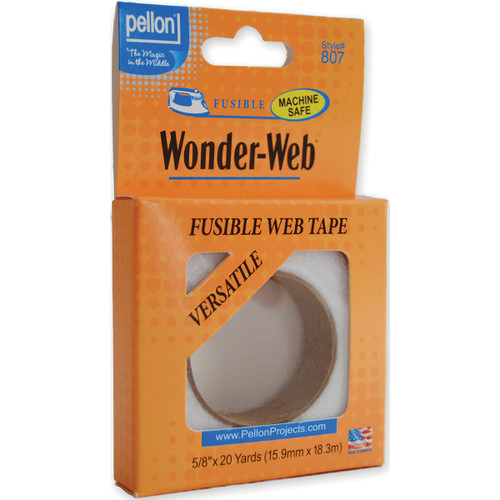 Pellon Wonder-Web Fusible Tape-.625"X20yd -ST-807 - 075269009125