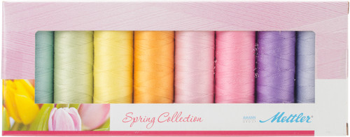 Mettler Silk Finish Cotton Thread Gift Pack 8/Pkg-Spring SFC8SPR - 07623035912710762303591271