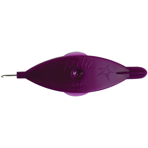 Handy Hands Aerlit Tatting Shuttle W/2 Bobbins-Boysenberry - SHH2-431