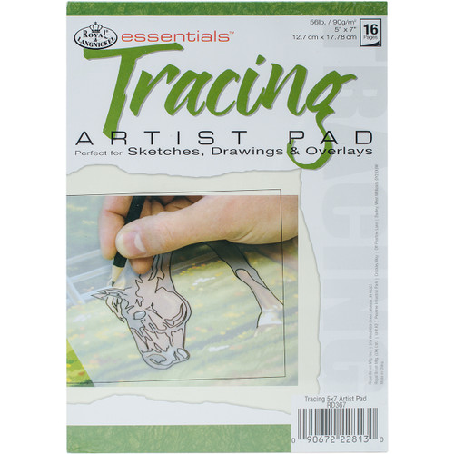 Royal Langnickel essentials(TM) Tracing Artist Paper Pad-5"X7", 16 Sheets RD367 - 090672228130