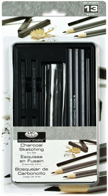 Royal & Langnickel(R) Advanced Charcoal Art Set W/Tin- - RSET2503 - 090672057693