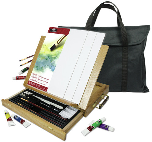 Royal & Langnickel(R) Easel Art Set W/Easy To Store Bag-Watercolor REA4902