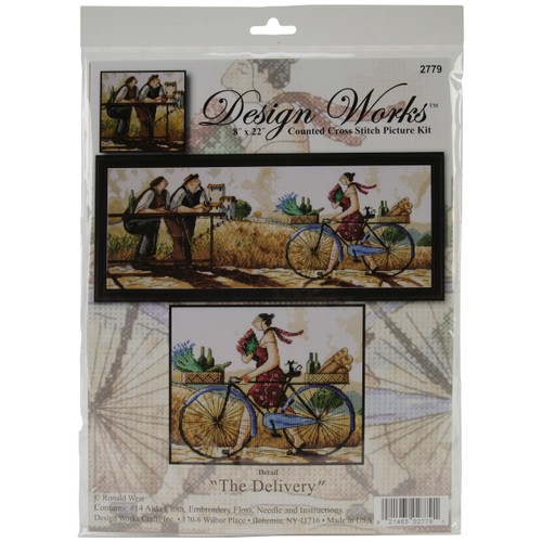 Design Works Counted Cross Stitch Kit 8"X22"-The Delivery (14 Count) DW2779 - 021465027791