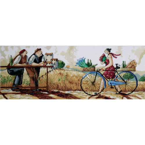 Design Works Counted Cross Stitch Kit 8"X22"-The Delivery (14 Count) DW2779