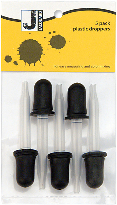 Jacquard Plastic Droppers 5/Pkg- - ACC1005 - 743772100515