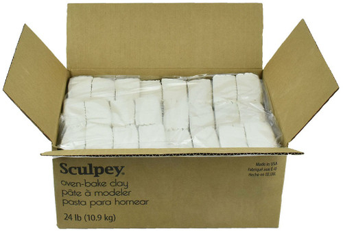 Sculpey Original Polymer Clay 24lbs-White - S24 - 715891112243
