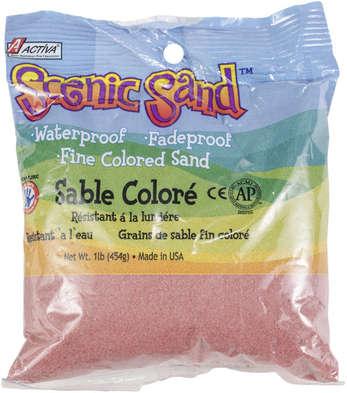 Activa Scenic Sand 1lb-Pink - SAND-24481 - 036061244817