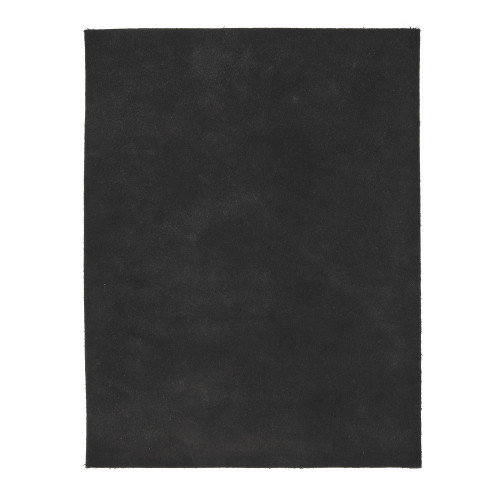 Realeather(R) Crafts Suede Leather Trim 8.5"X11"-Black SS0811-2001