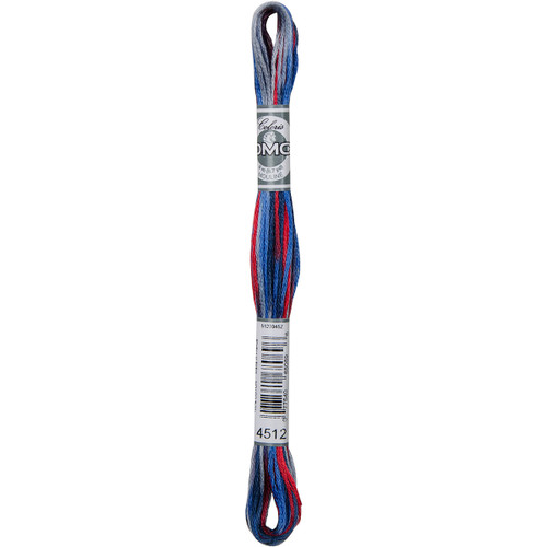 DMC Coloris 6-Strand Embroidery Cotton Floss 8.7yd-States - 517-4512 - 077540680696