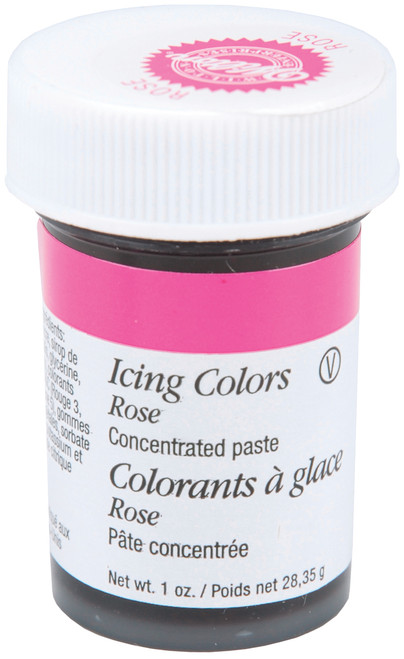 Wilton Icing Colors 1oz-Rose W610-401 - 070896064011