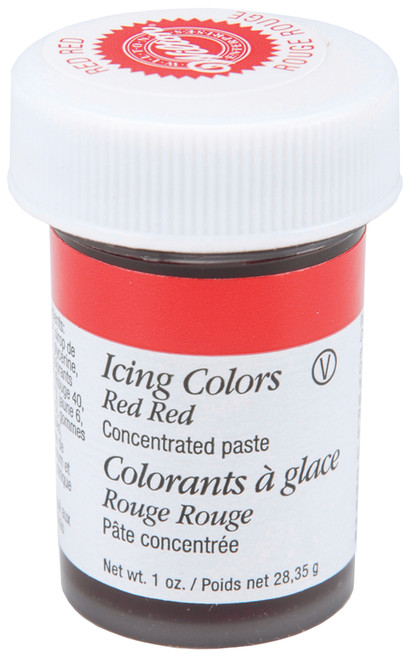 Wilton Icing Colors 1oz-Red Red W610-906 - 070896069061