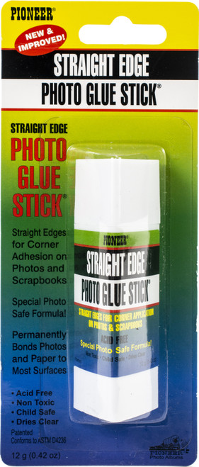 Pioneer Photo Glue Stick Triangular Edge-0.42 oz SGS - 023602611238