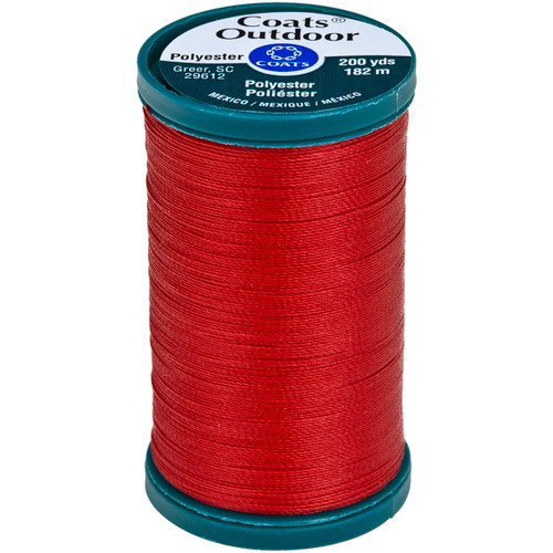 Coats Outdoor Living Thread 200yd-Red Cherry S971-2680 - 073650825446