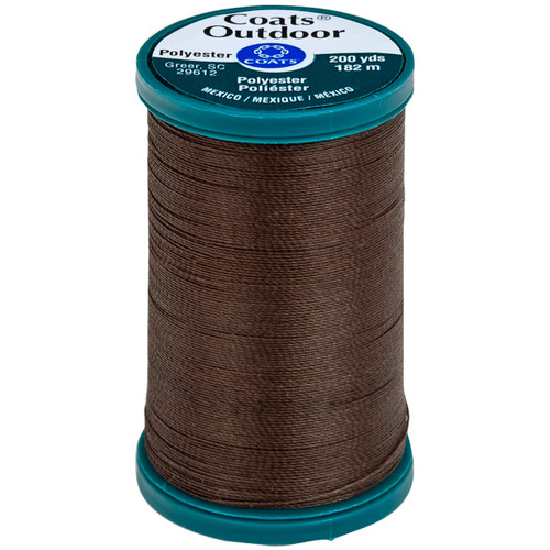 Coats Outdoor Living Thread 200yd-Dark Brown - S971-8890 - 073650825514