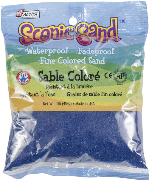 Activa Scenic Sand 1lb-Dark Blue - SAND-4486 - 036061044868