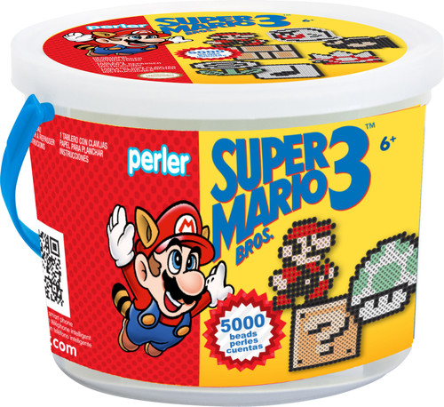 Perler Fused Bead Bucket Kit-Super Mario Bros. 3 - 80-42947 - 048533429479 Perler Fused Bead Bucket Kit-Super Mario Bros. 3 - 80-42947 - 048533429479