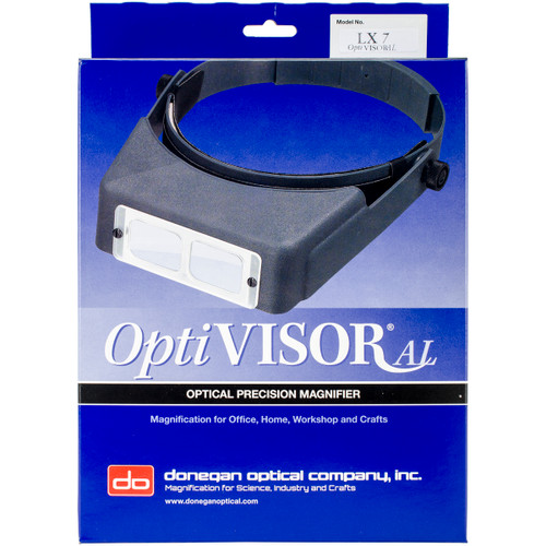 Donegan OptiVISOR LX Binocular Magnifier-Lensplate #7 Magnifies 2.75x At 6" - LX7 - 633096001523 Donegan OptiVISOR LX Binocular Magnifier-Lensplate #7 Magnifies 2.75x At 6" - LX7 - 633096001523